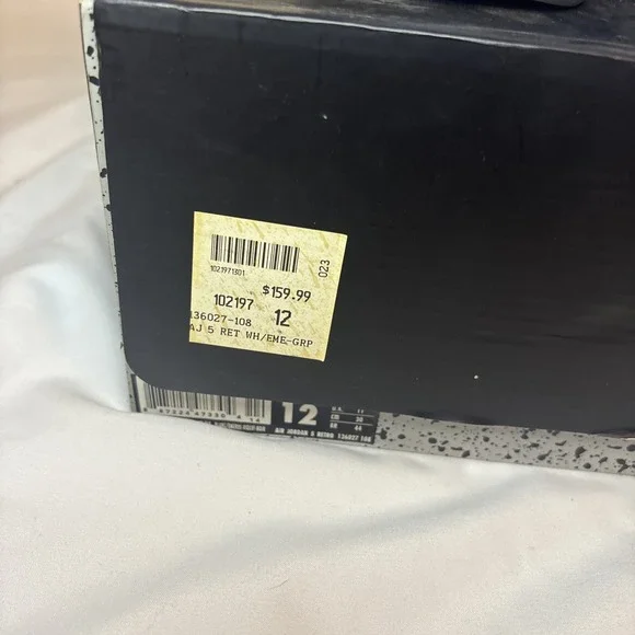 2013 Nike Air Jordan 5 Retro Grape 138027-108 Men's Size 12